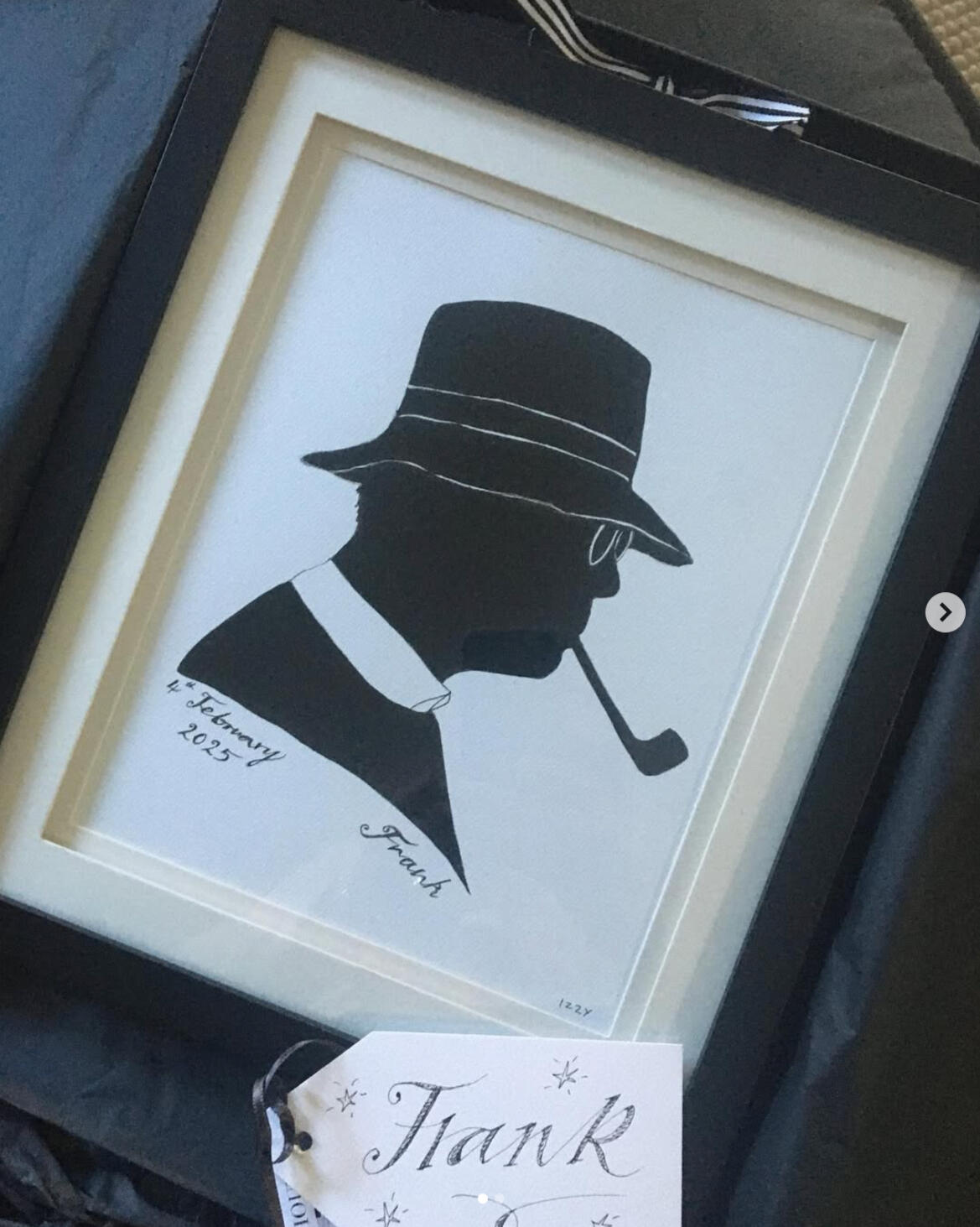 Framed Silhouette Portrait